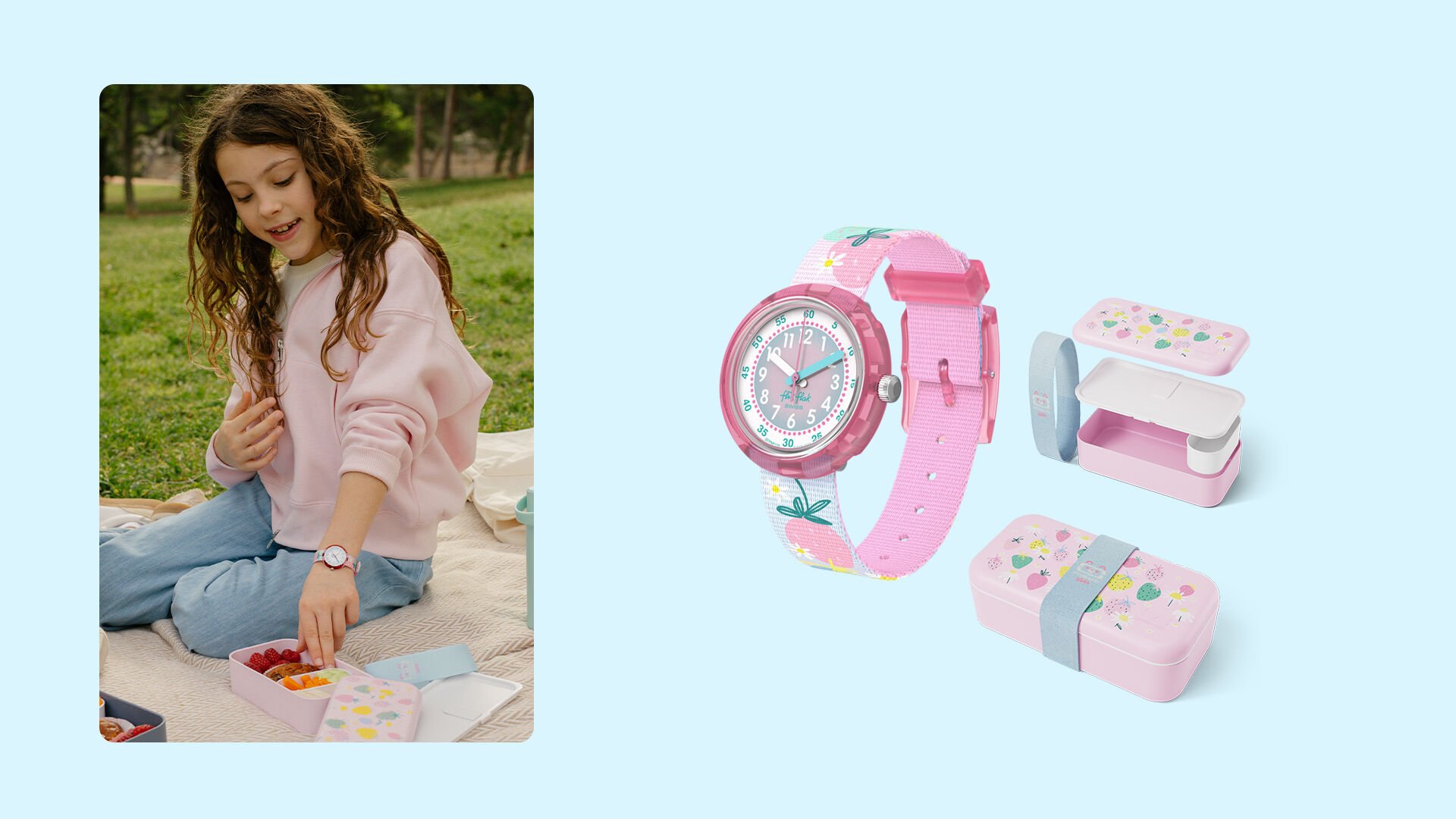 FLIK FLAK X MONBENTO – BERRY NICE KID'S WATCH